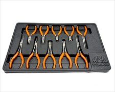 Mac Tools 10 Pc Plier Set With Plastic Tray - Excellent Condition - Mac Tools 10 Pc Plier Set With Plastic Tray - Excellent Condition -