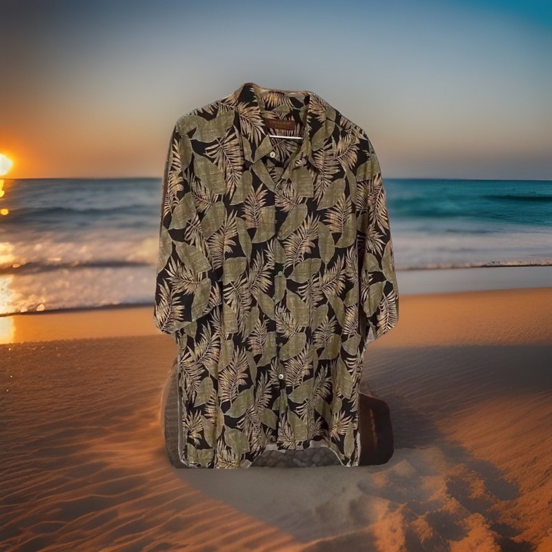 Mens Tori Richard 3XL Cotton Lawn Hawaiian Shirt 