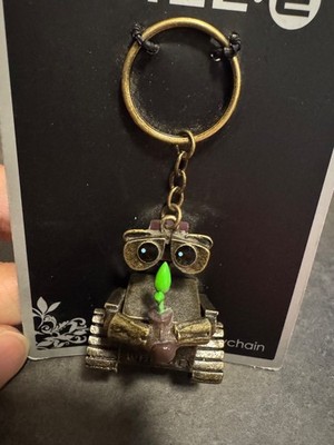 DISNEY PIXAR WALL-E HIGH INTENCITY BRAND 3-D FIGURAL METAL KEYCHAIN