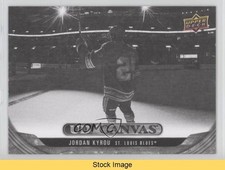 2024-25 Upper Deck Series 1 UD Canvas Black & White Jordan Kyrou #C-69 READ 1da5