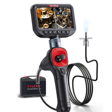 Ralcam 4 Way 360&deg; Dual Lens Articulating Borescope 5"Endoscope Inspection Camera