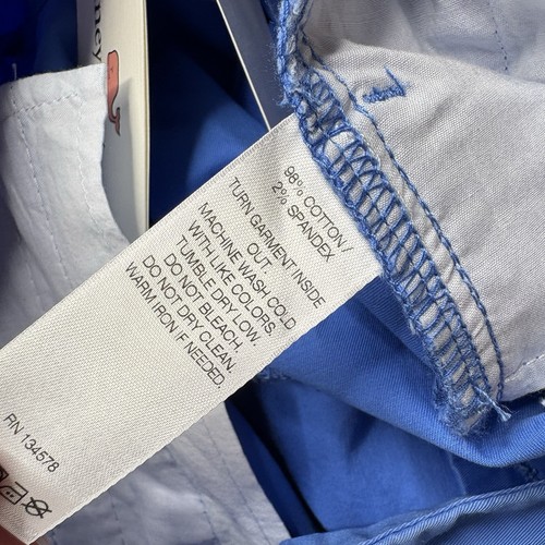 Vineyard Vines Washed Dayboat Damen-Bermuda kurz Gr. 8 Whale Tide blau neu mit Etikett - Bild 5 von 6
