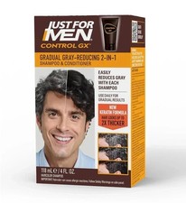 Just For Men Control GX Grey Reducing 2 in 1 Shampoo and Conditioner Gradually C