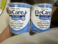 2 Cans EleCare Jr Unflavored Powder