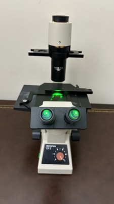 Olympus CK2 Inverted Phase Contrast Microscope ULWCD 0.30 Power Tested
