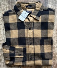 J.CREW SLIM FLANNEL CHECK SHIRT MULTI MENS MEDIUM NEW WITH TAGS 69