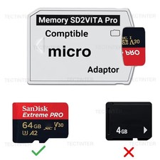 For PSVita SD2VITA 6.0 Micro Memory Card Adapter For PS Vita 1000 2000 Henkaku