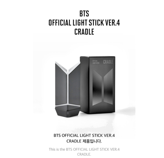 BTS Official Armibam Ver.4 Cradle Stand Holder K-Pop Light Stick