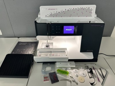 PFAFF Quilt Expression 720 Sewing Machine Excellent Pristine Condition, Complete