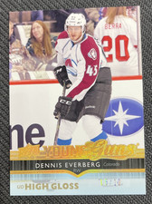 2014-15 UPPER DECK SERIES 1 DENNIS EVERBERG #217 YOUNG GUNS HIGH GLOSS #ed 5/10