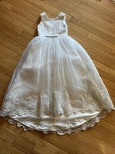BEAUTIFUL SIZE 5 Youth Jr Bridesmaid, Flower Girl, First Communion Dress