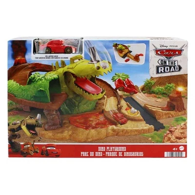 On the road Disney Cars Spielset "Dino Playground" Mattel Original Lizenzprodukt