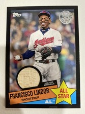 2020 Topps - 1985 Topps Baseball All-Stars Relics Francisco Lindor #85ASR-FL...