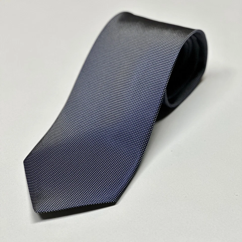 Corbata Brooks Brothers Makers seda azul marino vintage 3,75" x 58" micro punto Foto 3 de 4