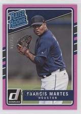2017 Panini Chronicles Donruss Rated Rookies Pink Border 7/25 Francis Martes om9