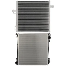 Aluminum Radiator & AC Condenser Cooling Kit For 2002 2003-2005 Ford Explorer
