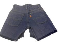 Vintage 70s Levi  s Orange Tab Cut Off Shorts Waist Size 24  