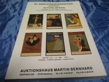 Katalog , Ansichtskarten - Auktion M. Bernhard , Juli 1994 , Bild - Postkarten 
