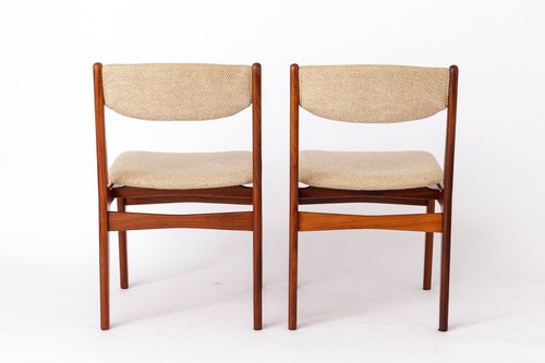 Pair of Vintage Teak Chairs | 1960s-70s Mid-Century Modern Seating - Bild 4 von 8