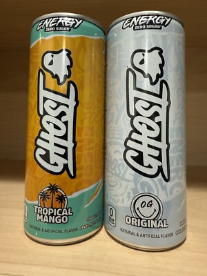 Rare Exclusive Ghost Energy Drink OG Original 8.4 FL. OZ.  (2pk) Full Drink   