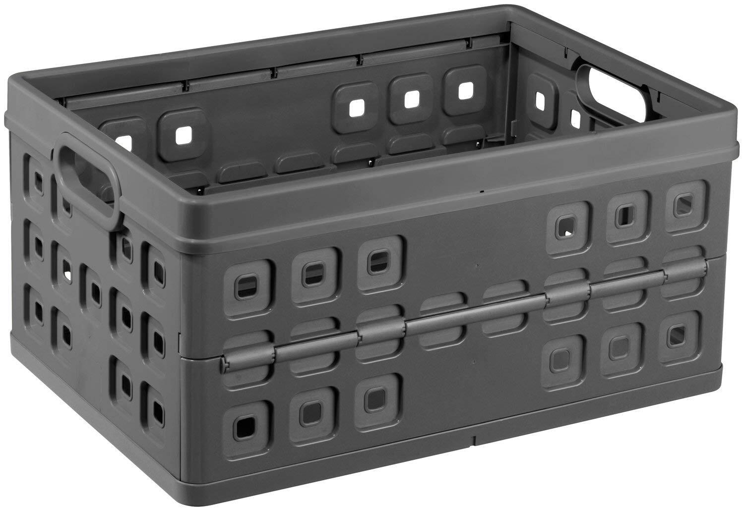 Sunware Square Folding Box, Gray, One Size