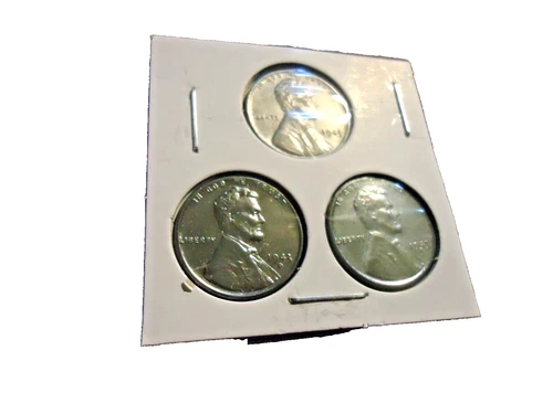 1-set-1943 p-d-s steel Lincoln  flip  all different    # 18