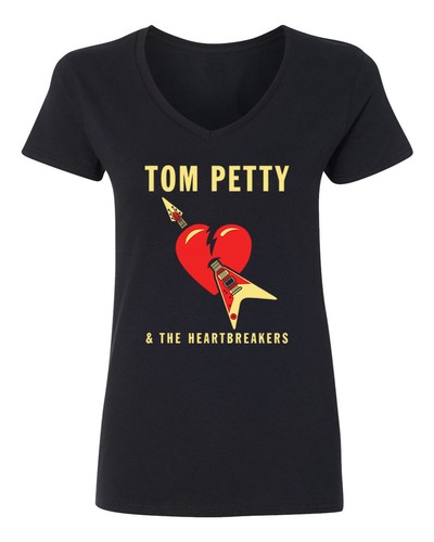 Tom Petty & The Heartbreakers Shirt Womens V-Neck T-Shirt - Picture 4 of 23