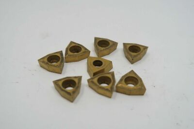 8 pcs EVEREDE TOOL COMPANY WCGT-308-MC32 Carbide Indexable Inserts
