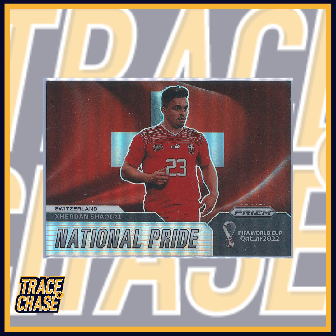 2022 Panini Prizm Fifa World Cup Qatar Xherdan Shaqiri National Pride #26 SSP!!