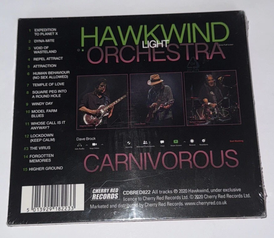 Hawkwind Light Orchestra Carnivorous Album CD - Bild 2 von 2
