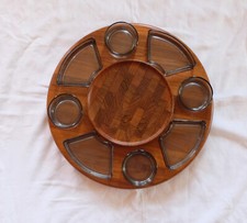 Digsmed Denmark Lazy Susan Teak Drehteller Servierkarussel Rondell  Ø 42 cm