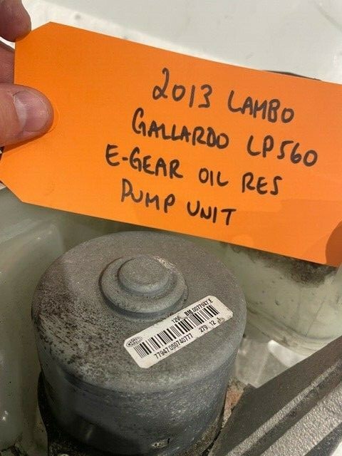 13 LAMBORGHINI GALLARDO LP560 LP550 E-GEAR TRANSMISSION HYDRAULIC PUMP 15K 10-13