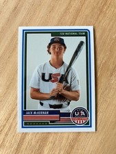 JACK MCKERNAN 2023 PANINI USA BASEBALL STARS & STRIPES BASE CARD