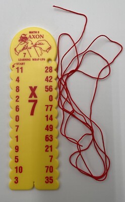 Replacement x7 For Saxon Math 3 Learning Wrap-Ups Multiplication Practice