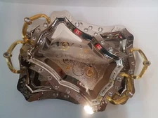 Imported Tray Set Luxury Style Stainless Steel -Full Set X-Mas, Christmas