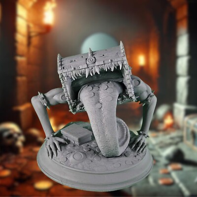 Mimic Monster | Treasure Trap | Dnd Mini | Multiple scales | By DM Stash