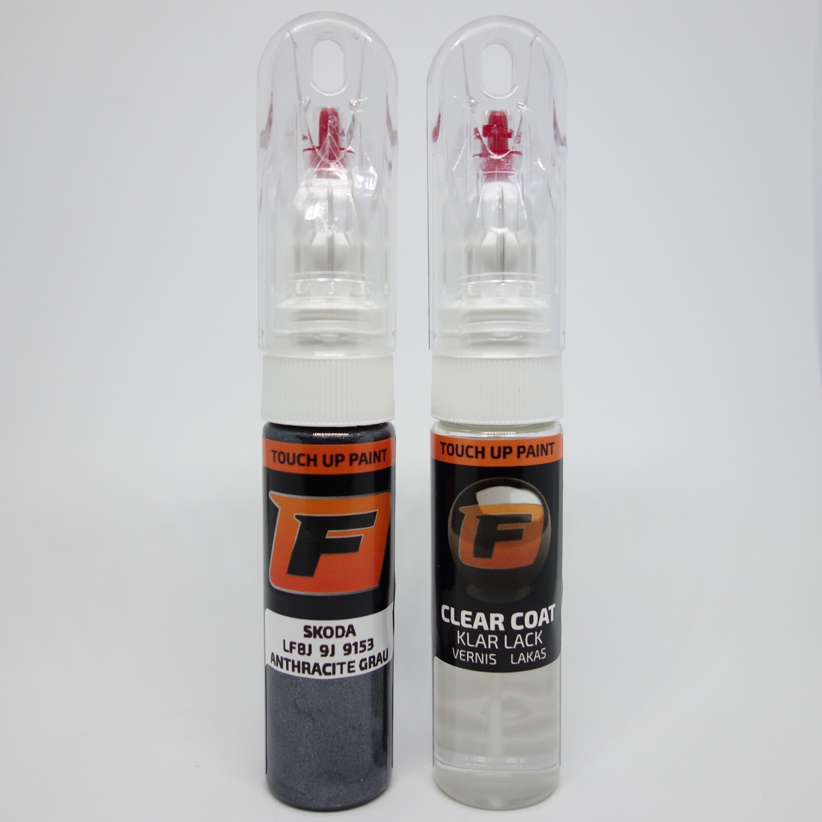 Touch up paint for SKODA LF8J 9J 9153 F8J SEDA ANTHRACITE GREY GRAU MET