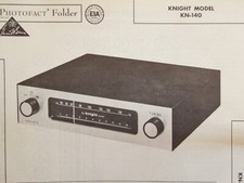 Original Sams Photofact Manual KNIGHT KN-140  449 