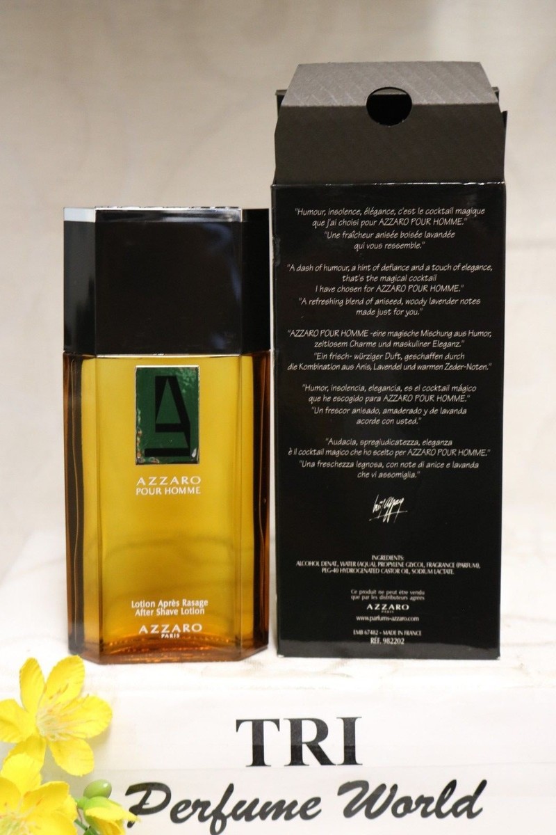 AZZARO Pour Homme by AZZARO After Shave Lotion Splash Dab-on 4.2