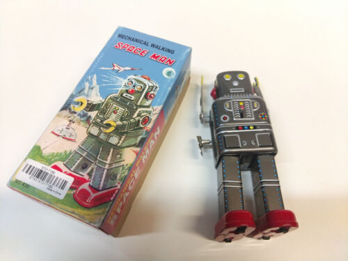 Ha Ha Toys (MS439) Space Man - robot mécanique en tôle - Photo 1/8