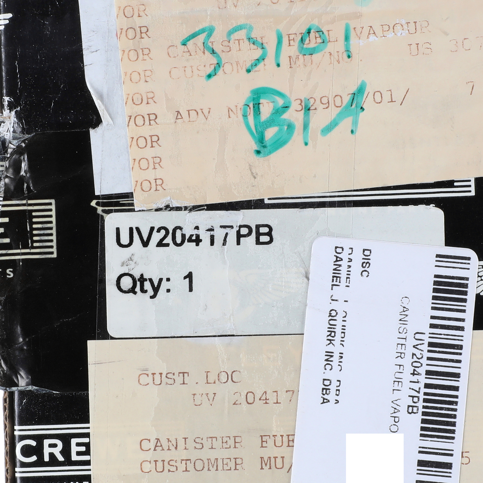 GENUINE BENTLEY Azure Fuel Vapor Cannister Assembly OEM NEW UV20417PB