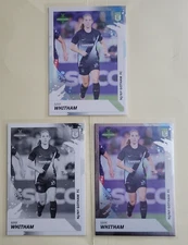 2024 PARKSIDE NWSL VOL 2 MAK WHITHAM #327 FOIL BASE BLACK & WHITE (3 CARD)