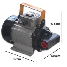 550W Diesel Pump Self-priming Unit Electric Refueling Oil Pumping Oil Gear Pump