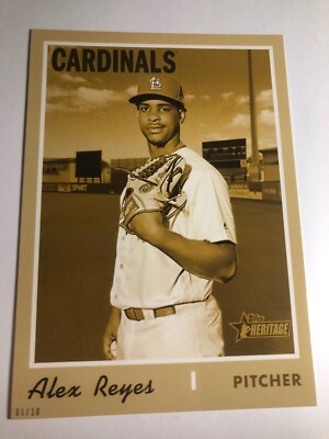 2019 Heritage High Number 5x7 Jumbo Alex Reyes Cardinals 585 01/10