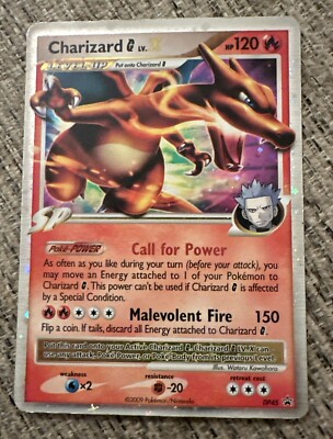 diamond charizard pokemon card Charizard G LV. X Diamond & Pearl Promo Pokemon 2009 NM