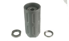 Full Size Competition Al BLK Muzzle Brake 1/2x28 TPI For 5.7x28 mm, CW Jam Nut