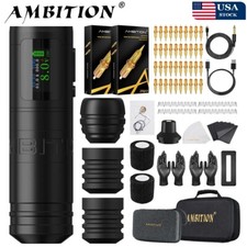 Ambition Ninja Ultra Kit Latest Straight Rod 4.0mm Stroke Wireless Tattoo Machin