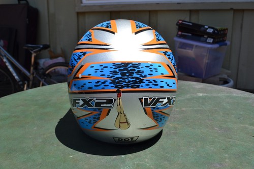VINTAGE SHOEI VF-X2 MOTOCROSS HELMET Size L TROY LEE DESIGNS - Picture 3 of 7