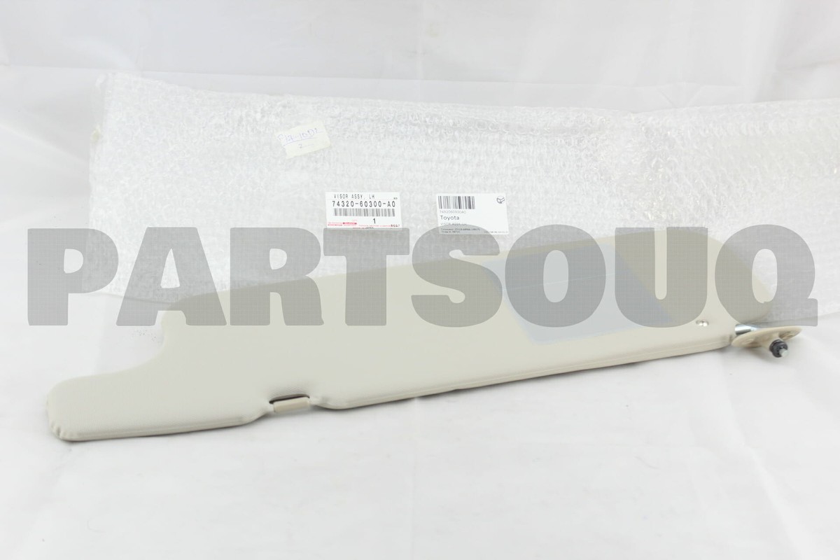 HJ 7432060300A0 Genuine Toyota VISOR ASSY, LH 74320-60300-A0 | eBay