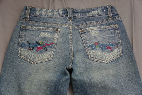 Relaxed Bootcut 100% Cotton Denim Jeans 